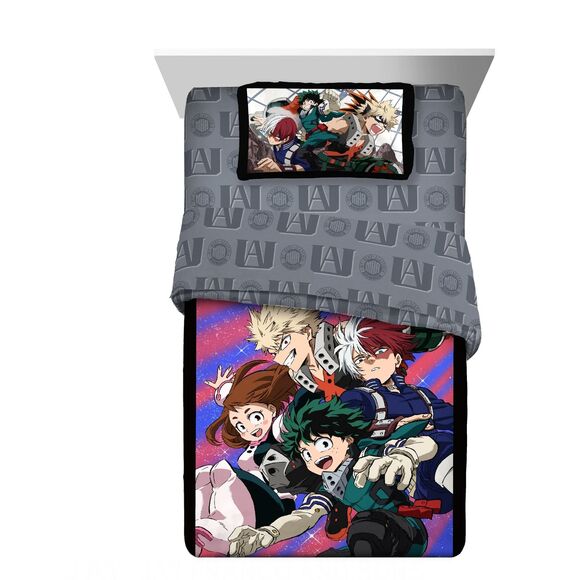 Jay Franco My Hero Academia Anime Full Comforter Set - 5 Piece Bedding - Picture 2 of 8